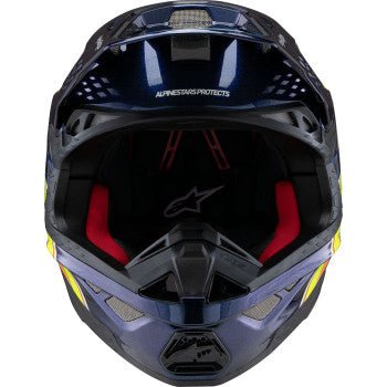 Supertech M10 TLD MIPS Helmet – Alpinestars Blue/Orange/Fluo Red - Dune Goons