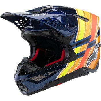 Supertech M10 TLD MIPS Helmet – Alpinestars Blue/Orange/Fluo Red - Dune Goons