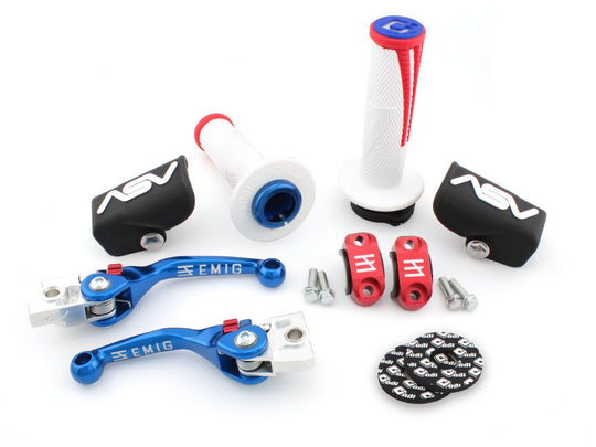 ASV F4 Pro Pack+ Levers & ODI Grips Yamaha YZ65 18-25 YZ85 02-25 ELF40106YPX-K - Dune Goons