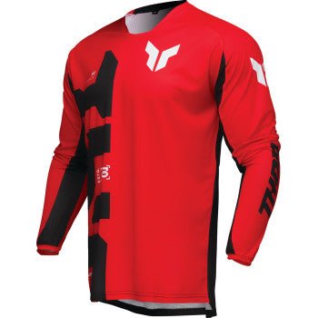 THOR LAUNCHMODE Forge Jersey – Red (S–3XL) | MX Race Jersey - Dune Goons