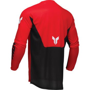 THOR LAUNCHMODE Forge Jersey – Red (S–3XL) | MX Race Jersey - Dune Goons