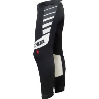 THOR Prime Analog Pants – Black/White (33–38) | Closeout Racewear - Dune Goons