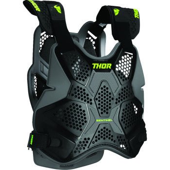 Thor Sentinel Pro Roost Guard Black M/L | CE Level 1 Off - Road Protection - Dune Goons
