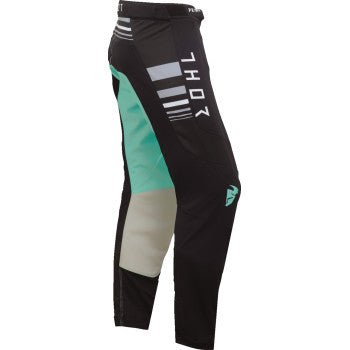 THOR Women’s Prime Blaze Pants – Black/Mint (2/3–9/10) | Motocross Racewear - Dune Goons