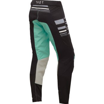 THOR Women’s Prime Blaze Pants – Black/Mint (2/3–9/10) | Motocross Racewear - Dune Goons