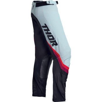 THOR Women's Pulse Rev Pants – Black/Mint (3/4 to 13/14) - Dune Goons