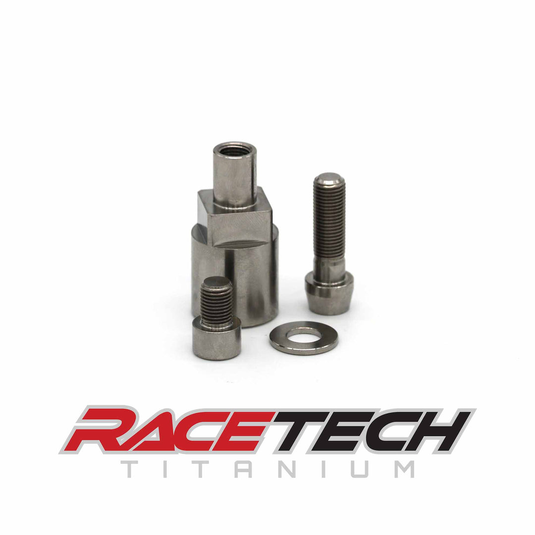 Titanium Swingarm Pivot Bolt/Torque Arm Adapter & Hardware for Banshee, YFZ450, Raptor 700 & LSR Chassis - Dune Goons