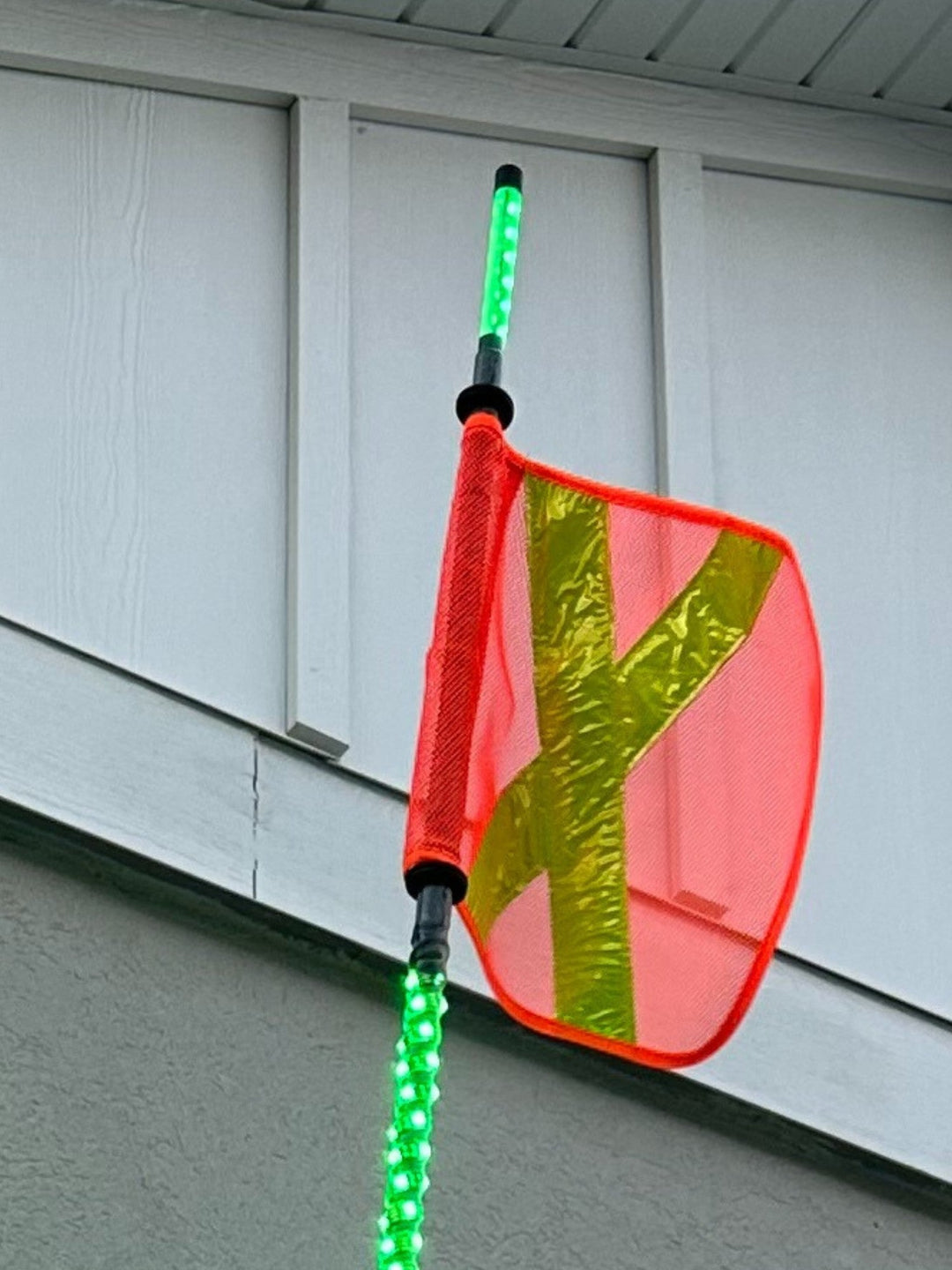 8' LED Whip Xtreme Mining Industrial Safety Single Whip