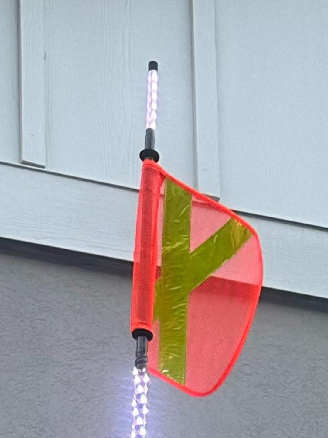 8' LED Whip Xtreme Mining Industrial Safety Single Whip