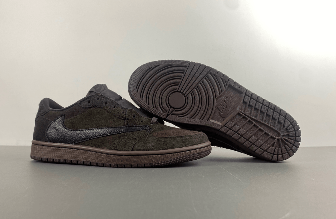 Travis Scott x Air Jordan 1 Low OG "Velvet Brown" DM7866 - 202 – Dark Brown - Dune Goons