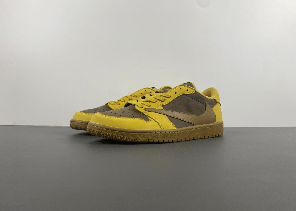 Travis Scott x Air Jordan 1 Low "Yellow Card" DM7866 - 665 – Canary/Black - Dune Goons