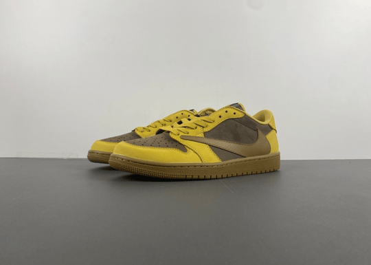Travis Scott x Air Jordan 1 Low "Yellow Card" DM7866 - 665 – Canary/Black - Dune Goons