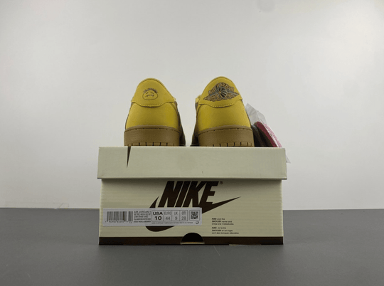Travis Scott x Air Jordan 1 Low "Yellow Card" DM7866 - 665 – Canary/Black - Dune Goons
