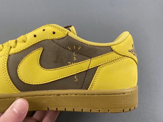 Travis Scott x Air Jordan 1 Low "Yellow Card" DM7866 - 665 – Canary/Black - Dune Goons