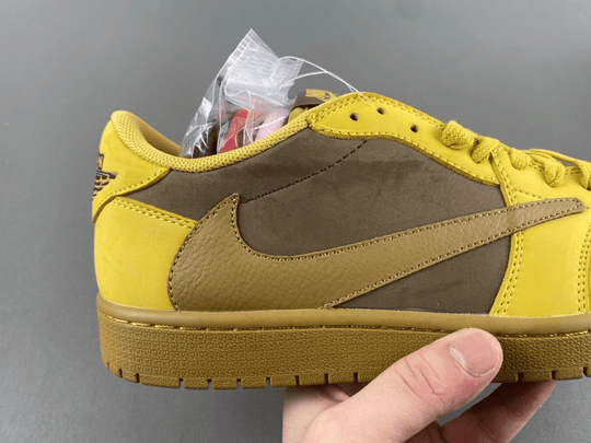 Travis Scott x Air Jordan 1 Low "Yellow Card" DM7866 - 665 – Canary/Black - Dune Goons