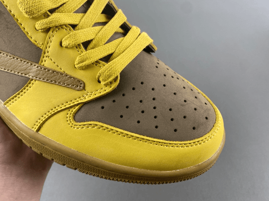Travis Scott x Air Jordan 1 Low "Yellow Card" DM7866 - 665 – Canary/Black - Dune Goons