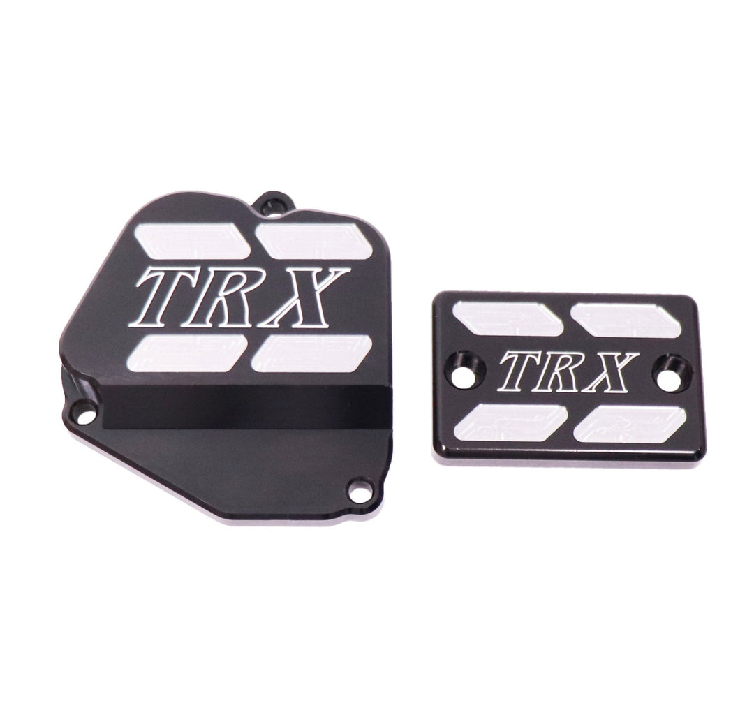 TRX250R / ATC250R Billet Throttle & Brake Cover Set – Black or Polished - Dune Goons