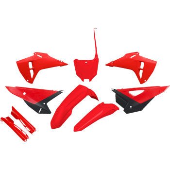 UFO Red/Black Plastic Kit – 2025 CRF250R / CRF450R - Dune Goons
