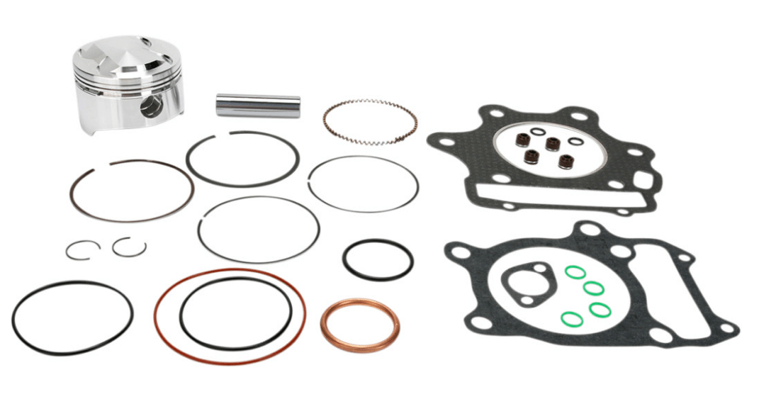 Wiseco Forged Series Piston Kit with Gaskets - Honda TRX300EX Sportrax (1993 - 2008) - 74.50mm Bore (+0.50mm Oversize) - 11.0:1 High Compression - 4 - Stroke - Dune Goons