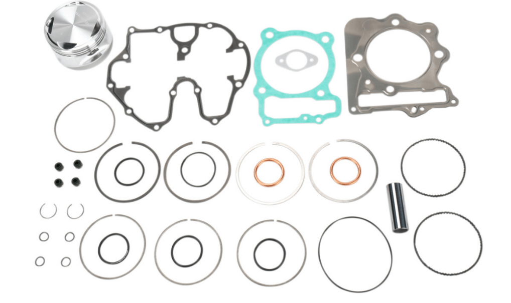 Wiseco Forged Series Piston Kit with Gaskets - Honda TRX400EX/TRX400X/XR400R (1996 - 2014) - 85.50mm Bore (+0.50mm Oversize) - 11.0:1 High Compression - 4 - Stroke - Dune Goons