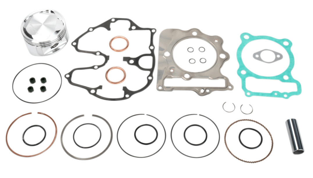 Wiseco Forged Series Piston Kit with Gaskets - Honda TRX400EX/TRX400X/XR400R (1996 - 2014) - 86.00mm Bore (+1.00mm Oversize) - 11.0:1 High Compression - 4 - Stroke - Dune Goons