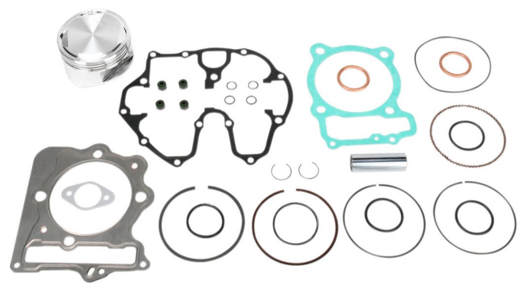 Wiseco Forged Series Piston Kit with Gaskets - Honda TRX400EX/TRX400X/XR400R (1996 - 2014) - 87.00mm Bore (+2.00mm Oversize) - 10.0:1 Compression - 4 - Stroke - Dune Goons