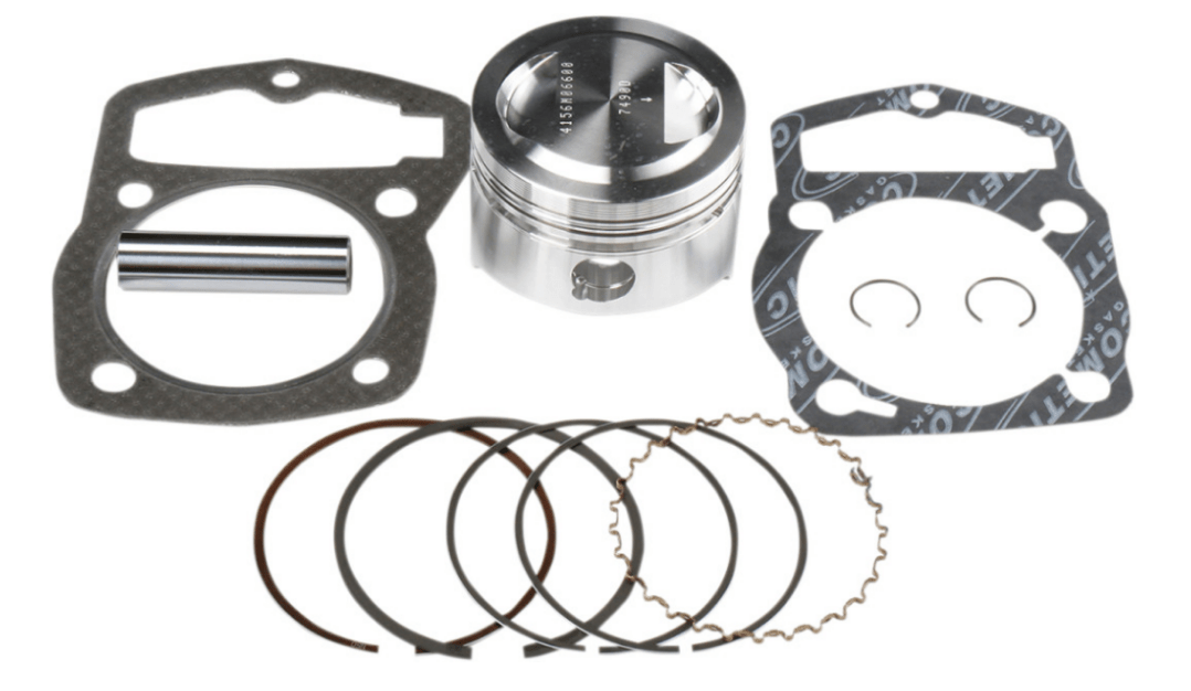 Wiseco Forged Series Piston Kit with Gaskets - Honda XR185/XR200 (1980 - 1983) - 66.00mm Bore (+0.50mm Oversize) - 4 - Stroke - Dune Goons