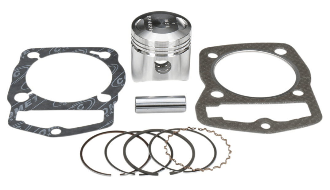 Wiseco Forged Series Piston Kit with Gaskets - Honda XR185/XR200 (1980 - 1983) - 66.50mm Bore (+1.00mm Oversize) - 4 - Stroke - Dune Goons
