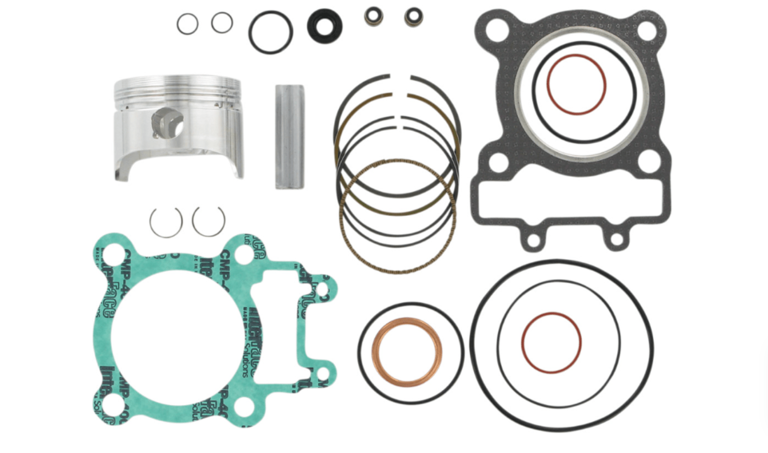 Wiseco Forged Series Piston Kit with Gaskets - Kawasaki KLF220 Bayou (1988 - 2003) - 67.50mm Bore (+0.50mm Oversize) - 4 - Stroke - Dune Goons