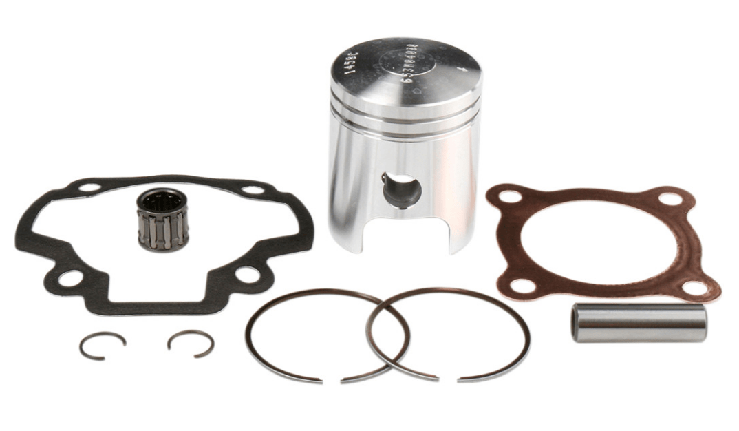 Wiseco Forged Series Piston Kit with Gaskets - Yamaha PW50 (1985 - 2025) - 40.00mm Bore (Standard) - Air Cooled - 2 - Stroke - Dune Goons