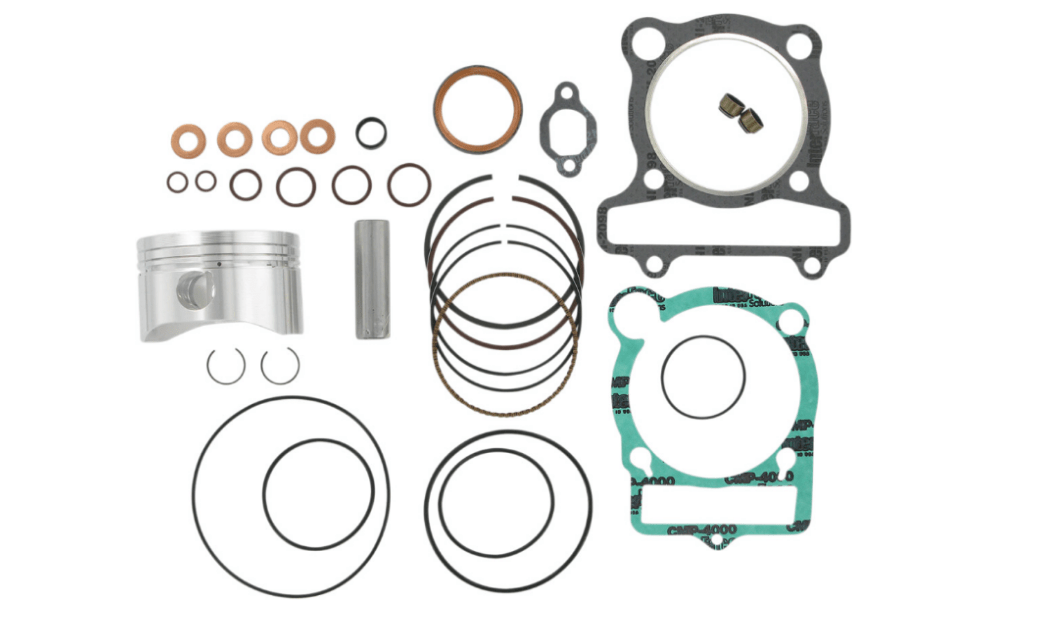 Wiseco Forged Series Piston Kit with Gaskets - Yamaha Warrior/Big Bear/Raptor/Grizzly 350 (1987 - 2013) - 83.00mm Bore (Standard) - ArmorGlide® - 4 - Stroke - Dune Goons