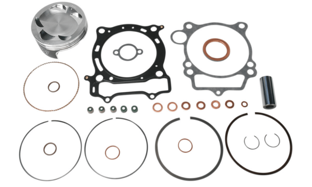 Wiseco Forged Series Piston Kit with Gaskets - Yamaha YFZ450/YZ450F (2004 - 2009) - 95.00mm Bore (Standard) - 12.0:1 High Compression - ArmorGlide® - 4 - Stroke - Dune Goons