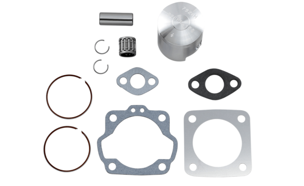 Wiseco Pro - Lite Piston Kit with Gaskets - Kawasaki KDX50/KFX50 / Suzuki JR50/LT50 (1978 - 2006) - 41.00mm Bore - 2 - Stroke - Dune Goons