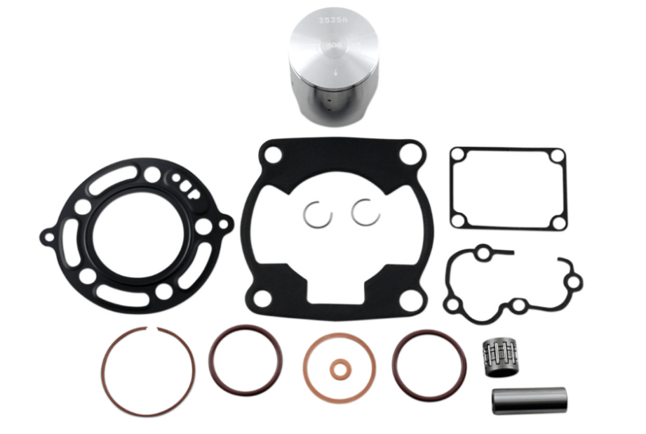 Wiseco Pro - Lite Piston Kit with Gaskets - Kawasaki KX100 / KX112 (2014 - 2025) - 54.50mm Bore (+2.00mm Big Bore) - 2 - Stroke - Dune Goons