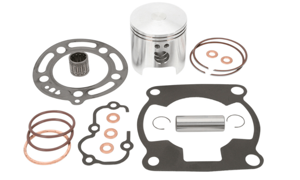 Wiseco Pro - Lite Piston Kit with Gaskets - Kawasaki KX100 / Suzuki RM100 - 52.50mm Bore (Standard) - Electrofusion - 2 - Stroke - Dune Goons