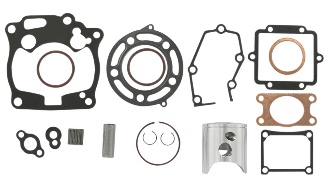 Wiseco Pro - Lite Piston Kit with Gaskets - Kawasaki KX125 (2001 - 2002) - 56.00mm Bore (+2.00mm Oversize) - Electrofusion - 2 - Stroke - Dune Goons