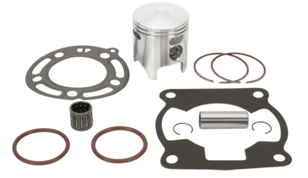 Wiseco Pro - Lite Piston Kit with Gaskets - Kawasaki KX80 (1991 - 1997) - 48.50mm Bore (+0.50mm Oversize) - Electrofusion - 2 - Stroke - Dune Goons