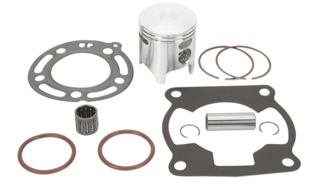 Wiseco Pro - Lite Piston Kit with Gaskets - Kawasaki KX80 (1991 - 1997) - 49.00mm Bore (+1.00mm Oversize) - Electrofusion - 2 - Stroke - Dune Goons