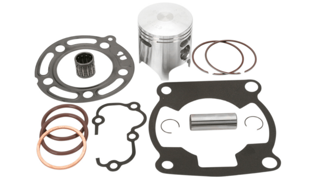 Wiseco Pro - Lite Piston Kit with Gaskets - Kawasaki KX85 (2001 - 2013) - 48.50mm Bore (Standard) - Electrofusion - 2 - Stroke - Dune Goons