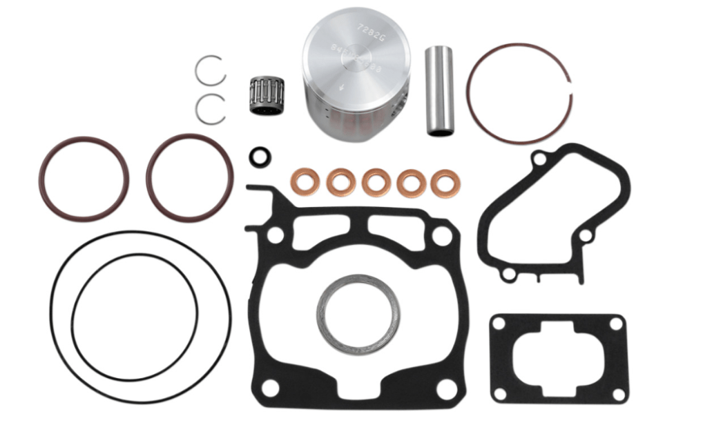 Wiseco Pro - Lite Piston Kit with Gaskets - Yamaha YZ125 / YZ125X (2005 - 2022) - 56.00mm Bore (+2.00mm Big Bore) - 2 - Stroke - Dune Goons
