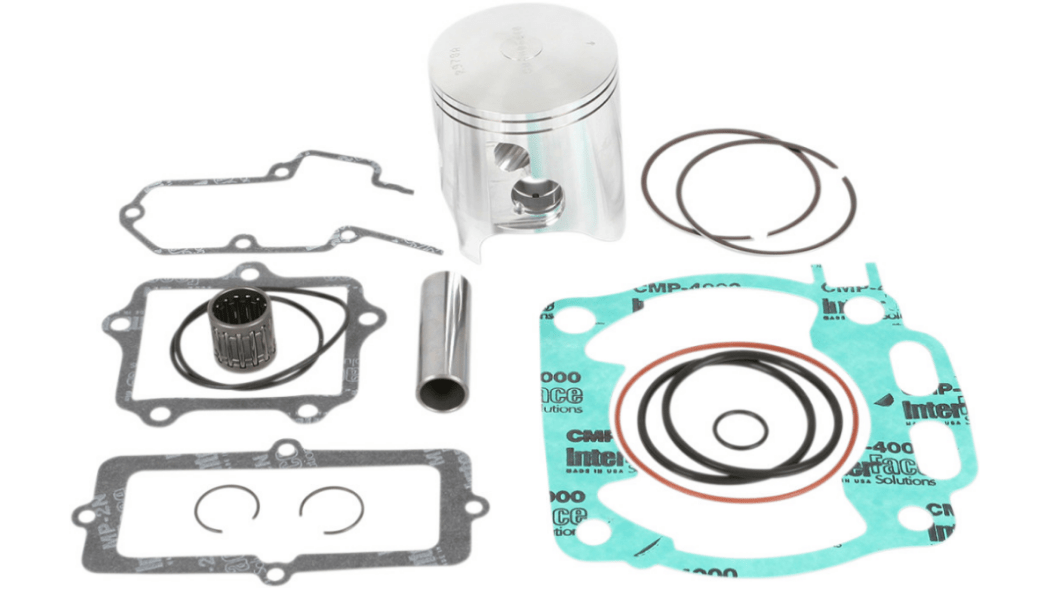 Wiseco Pro - Lite Piston Kit with Gaskets - Yamaha YZ250/YZ250X (2002 - 2025) - 66.40mm Bore (Standard) - Ceramic Composite - 2 - Stroke - Dune Goons