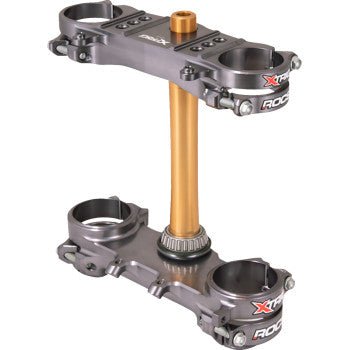 XTRIG ROCS Triple Clamp – 21.5mm Offset – Gray – RM - Z 250/450 - Dune Goons