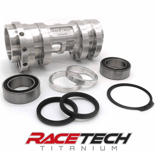 Yamaha Banshee 40mm Drag Axle Swingarm Bearing Carrier Kit – Billet Aluminum - Dune Goons