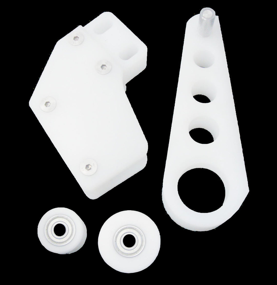 Yamaha Banshee Chain Guide Set – Front, Rear, Rollers (UHMW) - Dune Goons