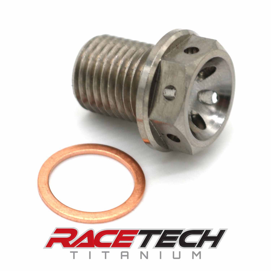 Yamaha Banshee Titanium Oil Drain Plug w/ Magnet (M14x1.5) - Dune Goons