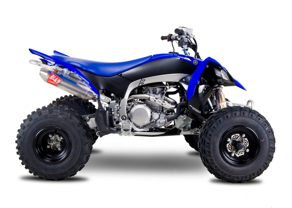 YFZ450R 09 - 22 / X 10 RS - 2 STAINLESS FULL EXHAUST, W/ ALUMINUM MUFFLER - Dune Goons