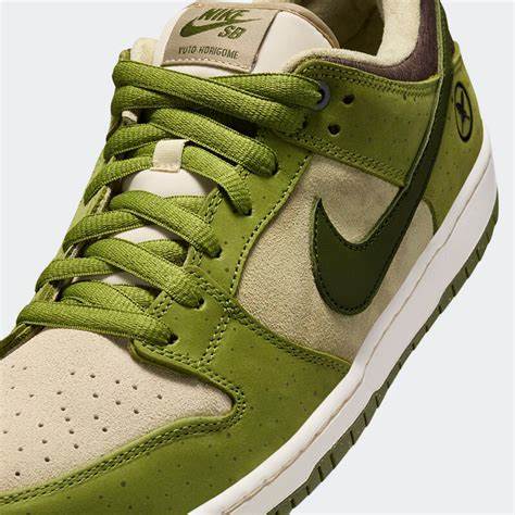 Yuto Horigome x Nike SB Dunk Low “Matcha” – Olympic Gold Meets Earthy Tones - Dune Goons