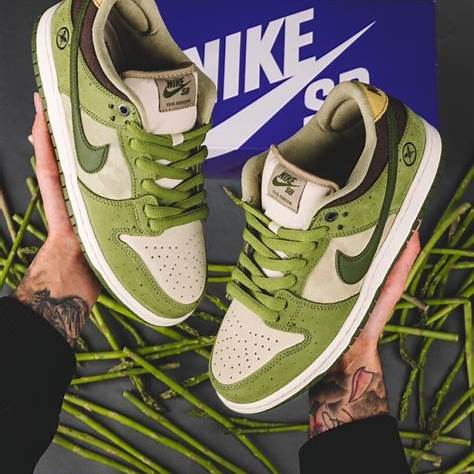 Yuto Horigome x Nike SB Dunk Low “Matcha” – Olympic Gold Meets Earthy Tones - Dune Goons