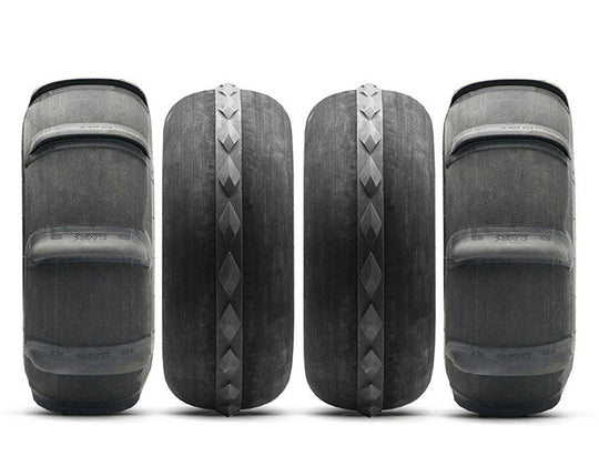 YXZ Paddle Tires Set (4) 31″ x 12″ x 15″ Slayer with Mohawk Fronts - Dune Goons