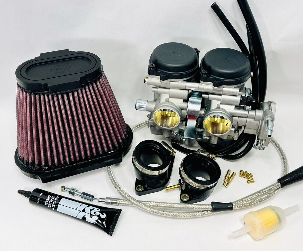 01-05 Raptor YFM 660 Carb Kit Complete Carburetor Manifolds K&N Filter Jet Kit